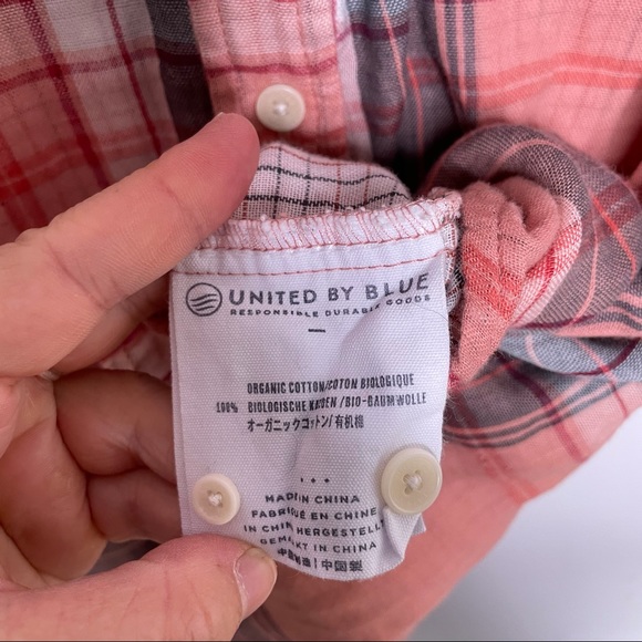 UNITED BY BLUE North Point LS Plaid Button Down L - Picture 3 of 6